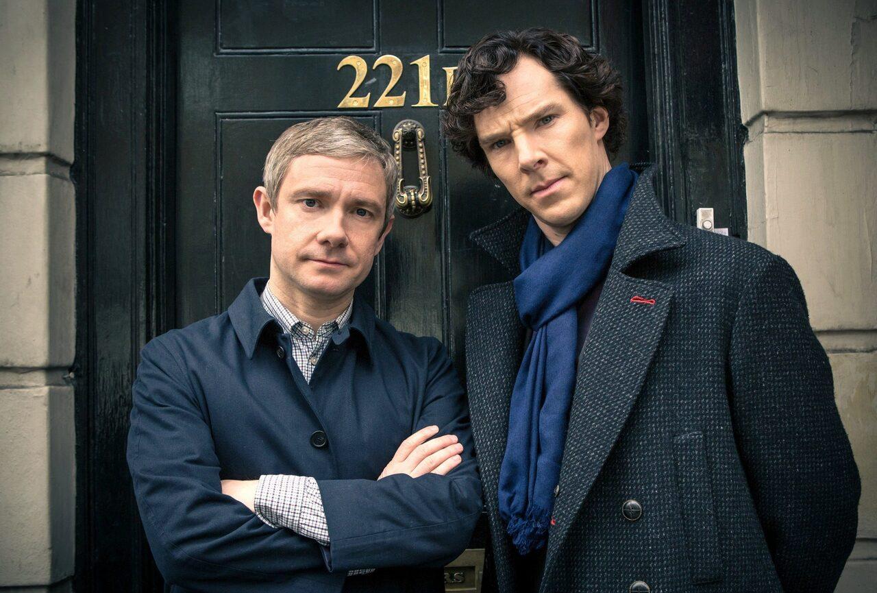 Benedict Cumberbatch – Modernized the character in BBC's Sherlock (2010–2017) with Martin Freeman enacting Holmes' constant companion, 